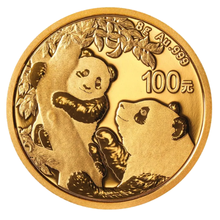 8g China Panda Goldmünze (2021) BalticEdelmetalle