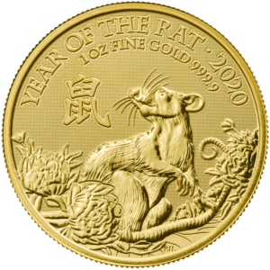 1 oz Lunar UK Jahr der Ratte | Gold | 2020