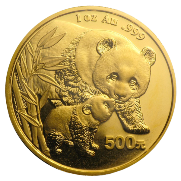 1 oz China Panda Goldmünze | 2004