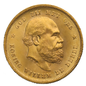 10 Niederländische Gulden Willem III und Wilhelmina | Gold | verschiedene Jahre