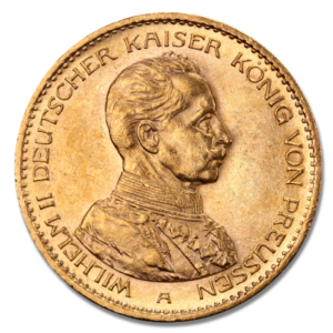 20 Mark Kaiser Wilhelm II. Preußen Uniform | Gold | 1913-1914