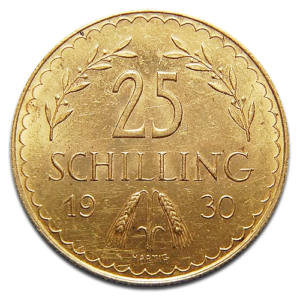 25 Österreichische Schilling | Gold | 1926-1938
