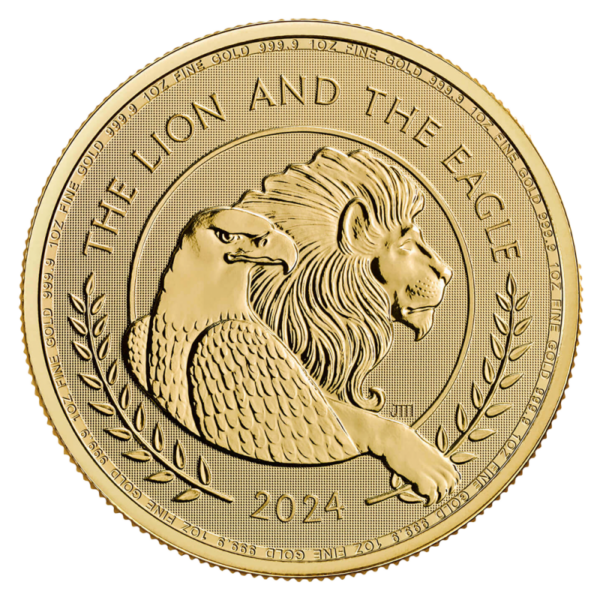 1 oz The British Lion and American Eagle Goldmünze | 2024